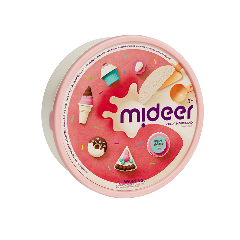 Mideer - Kinetinio smėlio žaidimų rinkinys - Desertų klubas