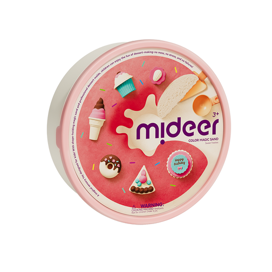 Mideer - Kinetinio smėlio žaidimų rinkinys - Desertų klubas