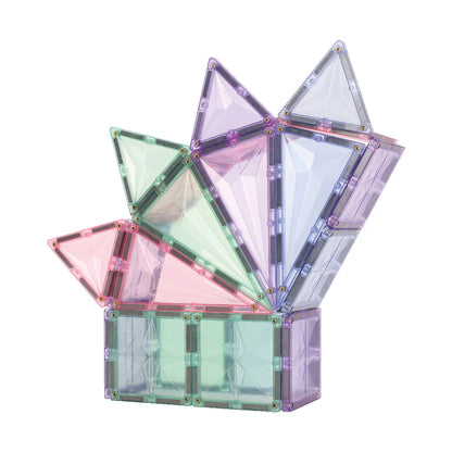 Pastel Geo Pack - 45 dalių magnetinis konstruktorius