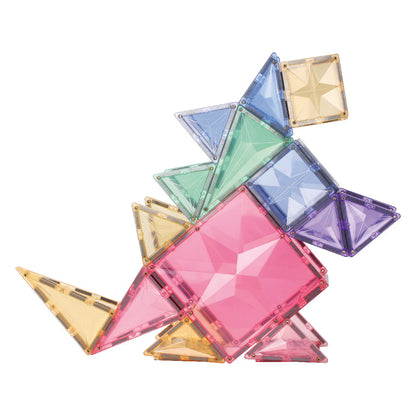 Pastel Geo Pack - 45 dalių magnetinis konstruktorius
