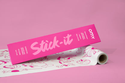 OMY lipnus spalvinamas popierius - Stick it kid - Dreamland