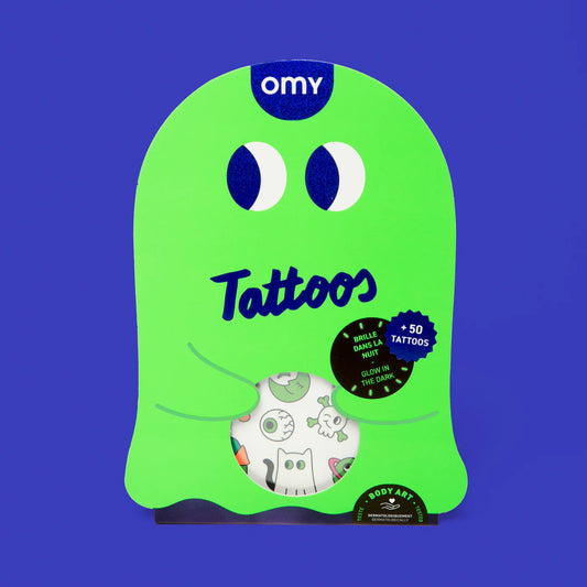 OMY - šviečiančios tamsoje tatuiruotės - BOO!