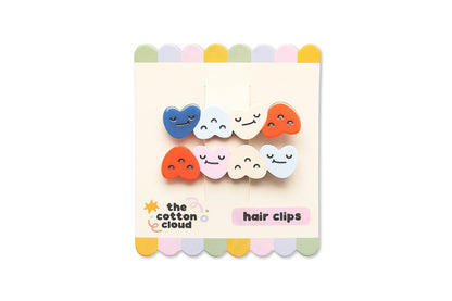Hair clip set “Moon”