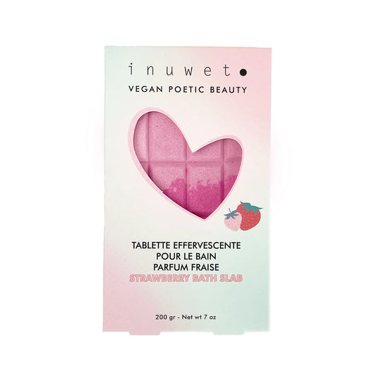 Inuwet - Šnypščianti vonios tabletė - braškių kvapo