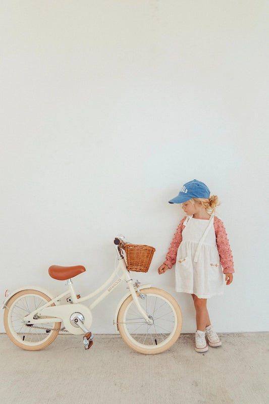 Banwood 16" klasikinis vintažinis dviratis - Cream