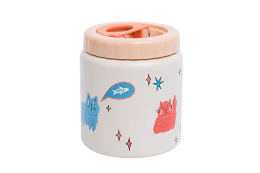The Cotton Cloud - termo maisto indelis - Meowtiful Cats 500ml
