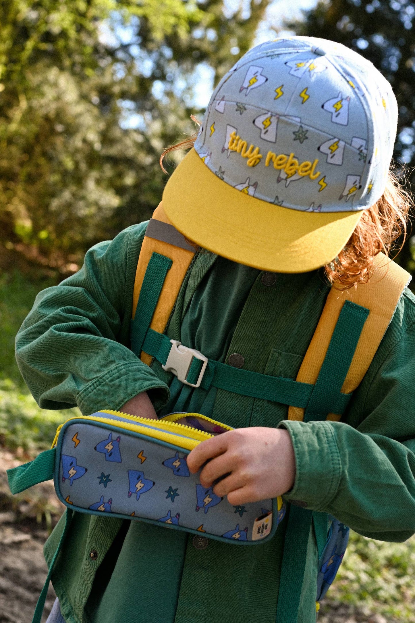 The Cotton Cloud - kuprinė į mokyklą - A4 Backpack Funky Dogs