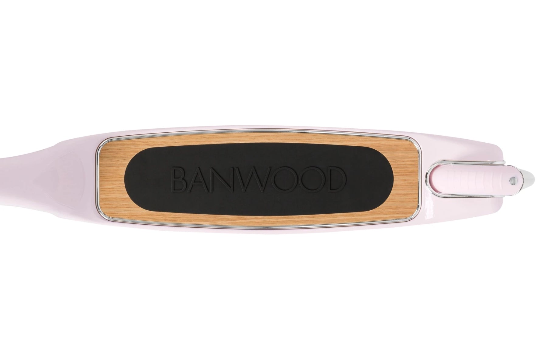 Banwood vintažinis paspirtukas su krepšeliu - Pink - LE KUKU