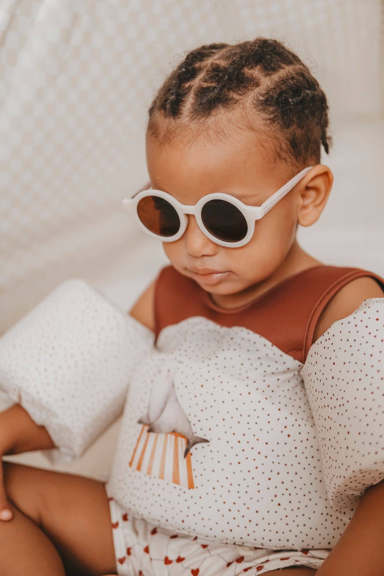 Bay Sunnies - Vaikiški poliarizuoti akiniai nuo saulės - Soft Squares - LE KUKU