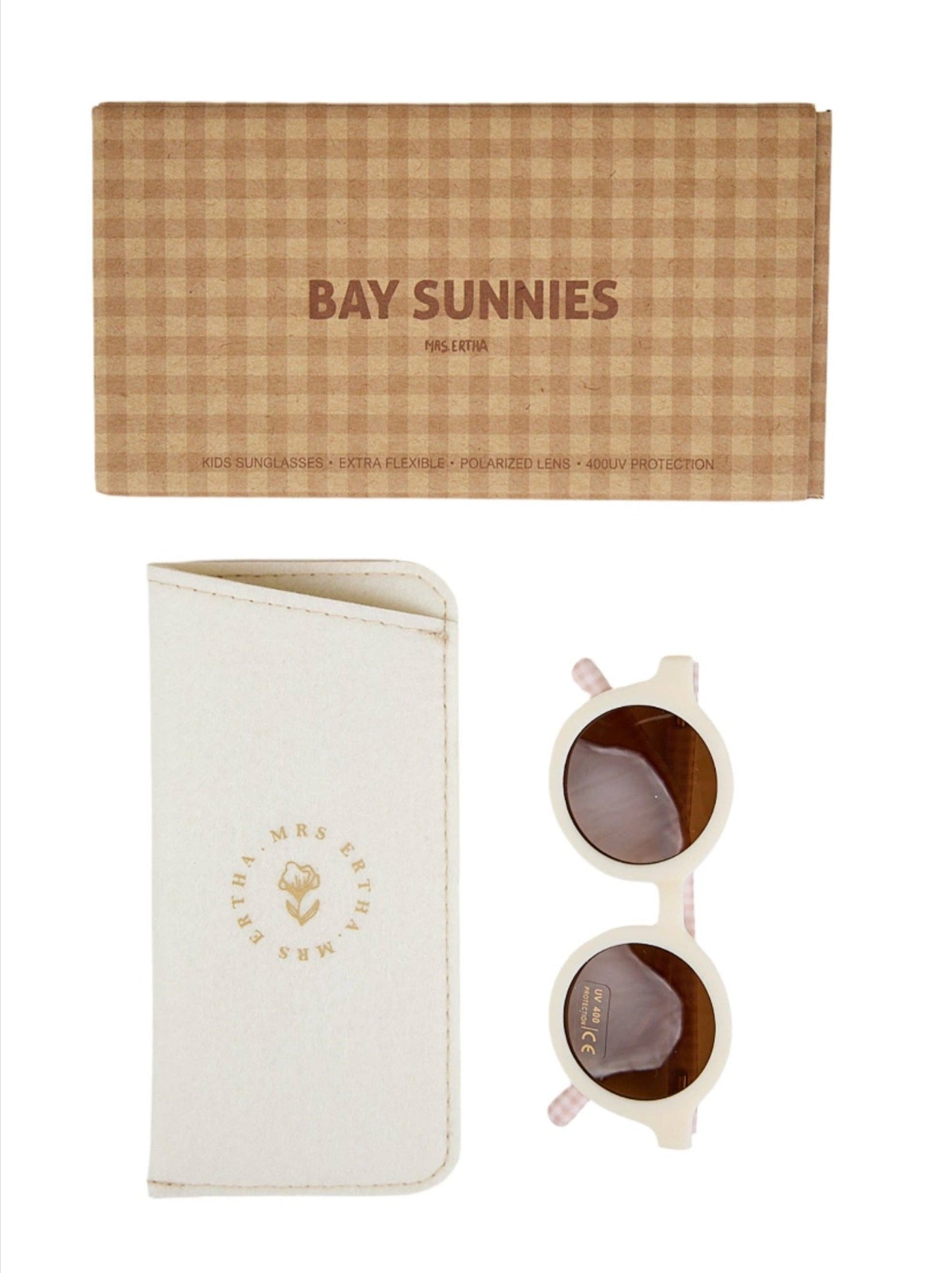 Bay Sunnies - Vaikiški poliarizuoti akiniai nuo saulės - Soft Squares - LE KUKU