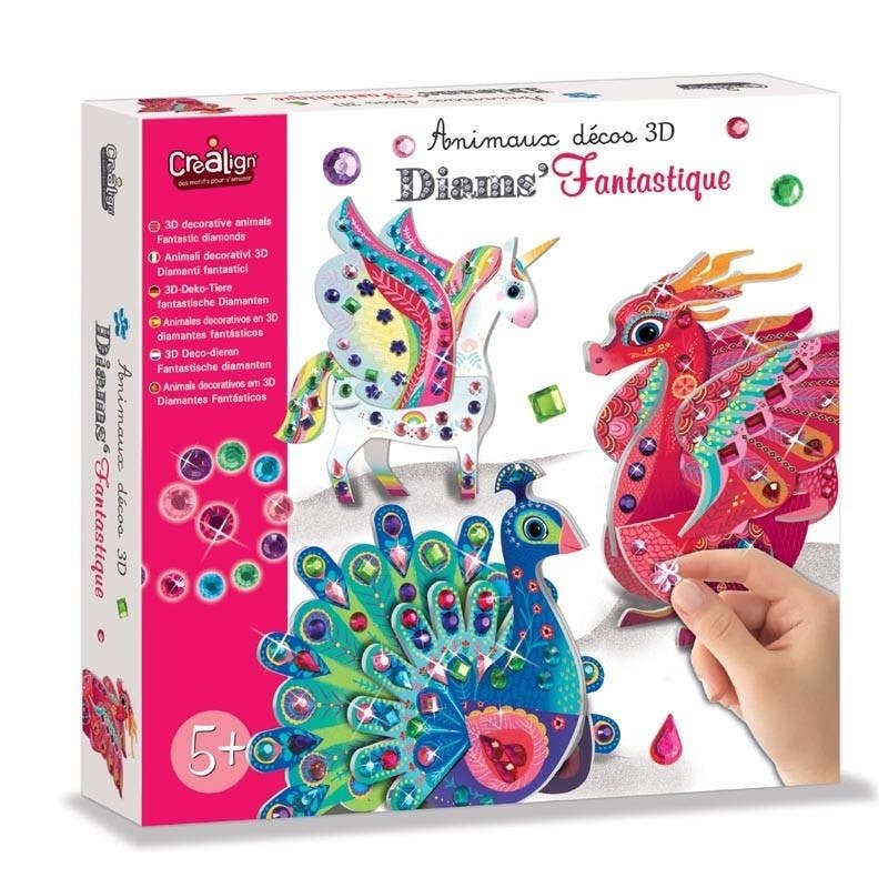 Créa Lign 3D deimantų dėlionė - "Fantastic diamonds" - LE KUKU