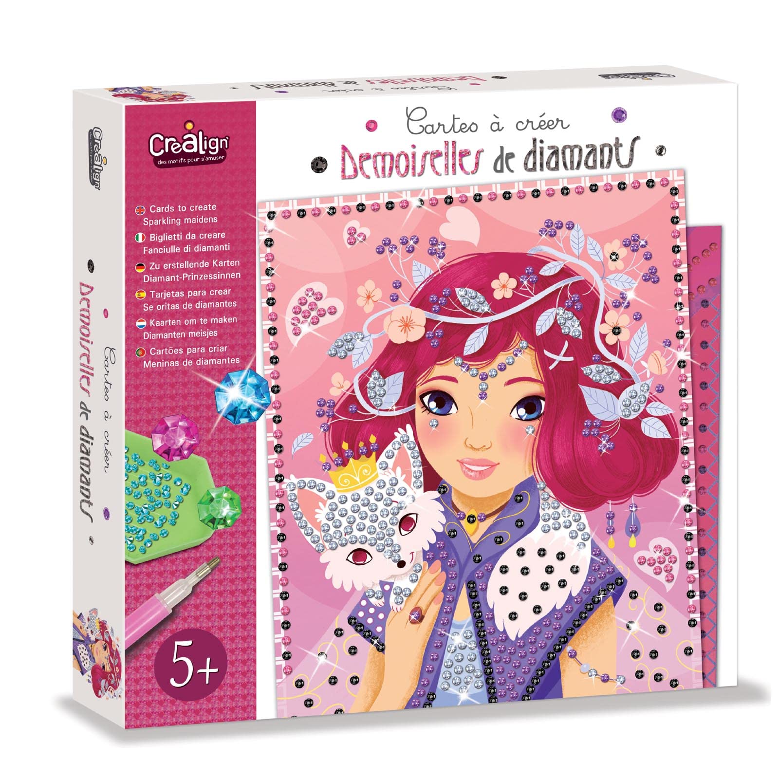 Crea Lign deimantų dėlionė - “Damsels of diamonds” - LE KUKU