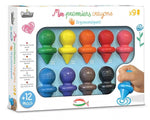 Créa Lign pirmosios kreidelės x9 - My first pencils - LE KUKU