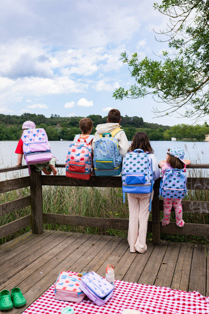 The Cotton Cloud - kuprinė į mokyklą - A4 Backpack Dancing Hearts
