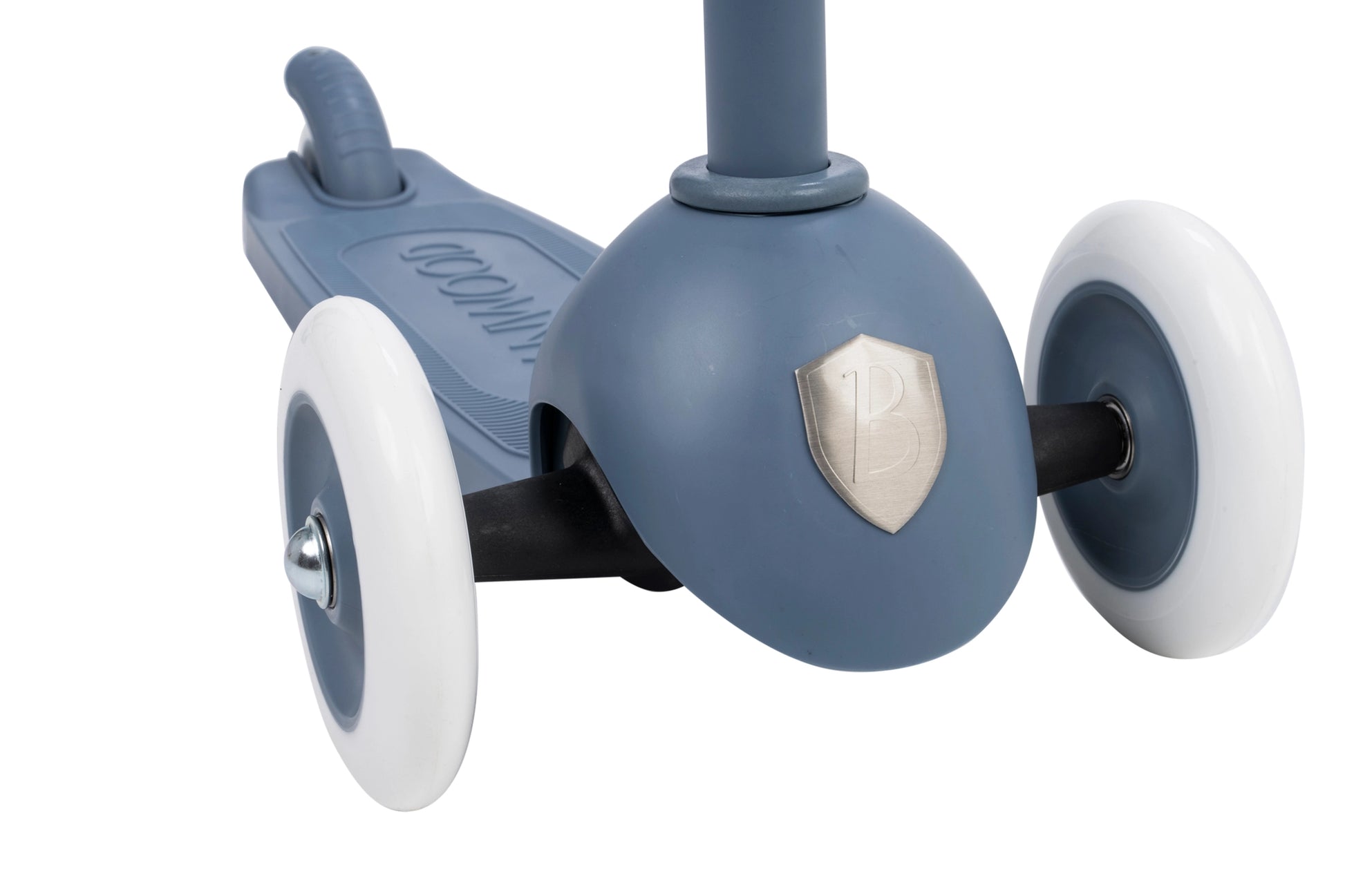 Banwood vintažinis ECO paspirtukas - Deep sea with sturdy wheels and stylish design.