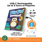 Ditty Bird - Sensorinė garsų knygelė „Montessori Cute Animals" – mieli gyvūnai (USB-C) - LE KUKU