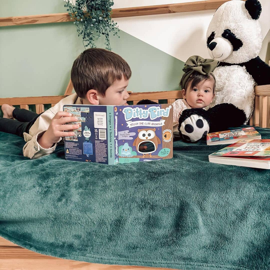 Ditty Bird - Sensorinė garsų knygelė „Montessori Cute Animals" – mieli gyvūnai (USB-C) - LE KUKU