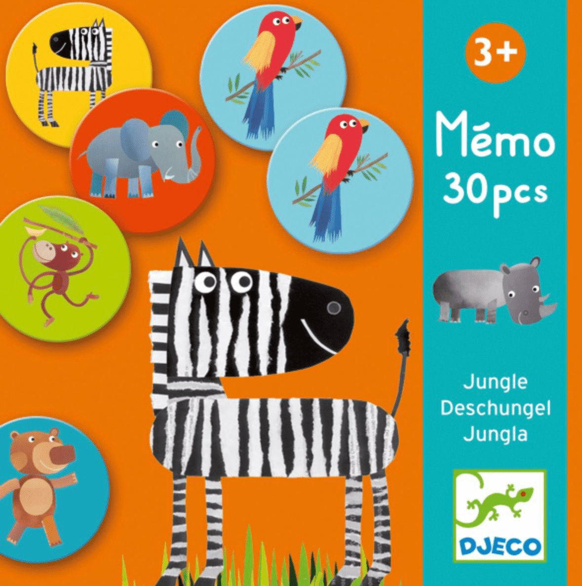 DJECO - Atminties žaidimas - Džiunglės - LE KUKU
