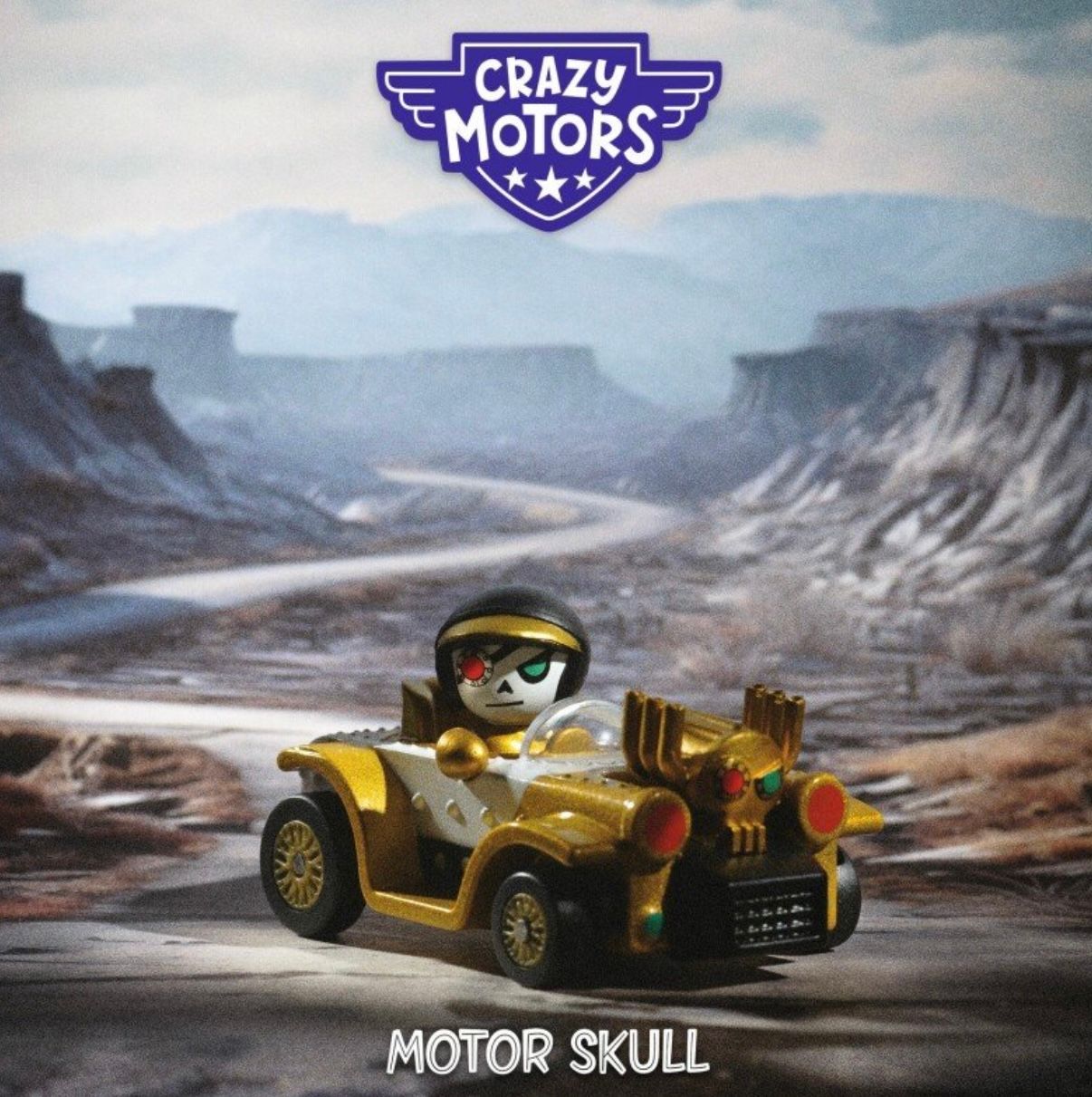 Djeco - crazy motors - motorinė kaukolė - LE KUKU