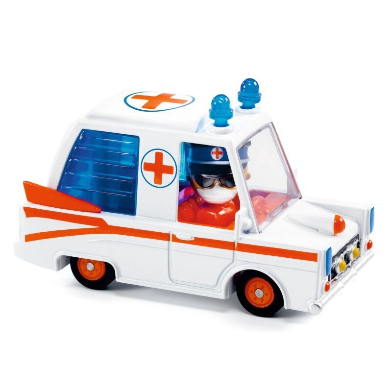 DJECO - Crazy motors - Pamišę automobiliai - Greitosios pagalbos automobilis - LE KUKU