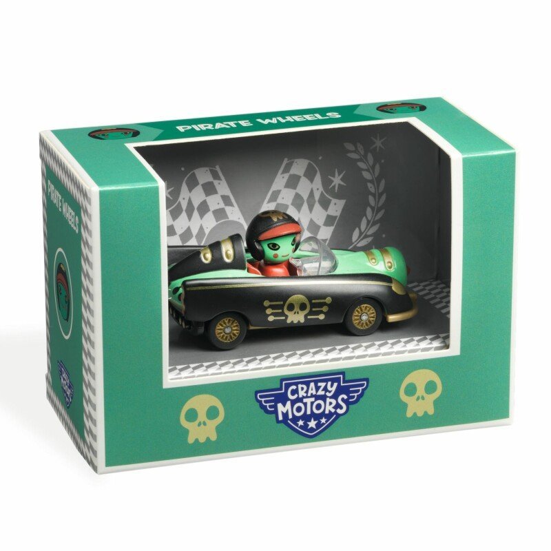 DJECO - Crazy motors - Pamišę automobiliai - Piratų automobilis - LE KUKU