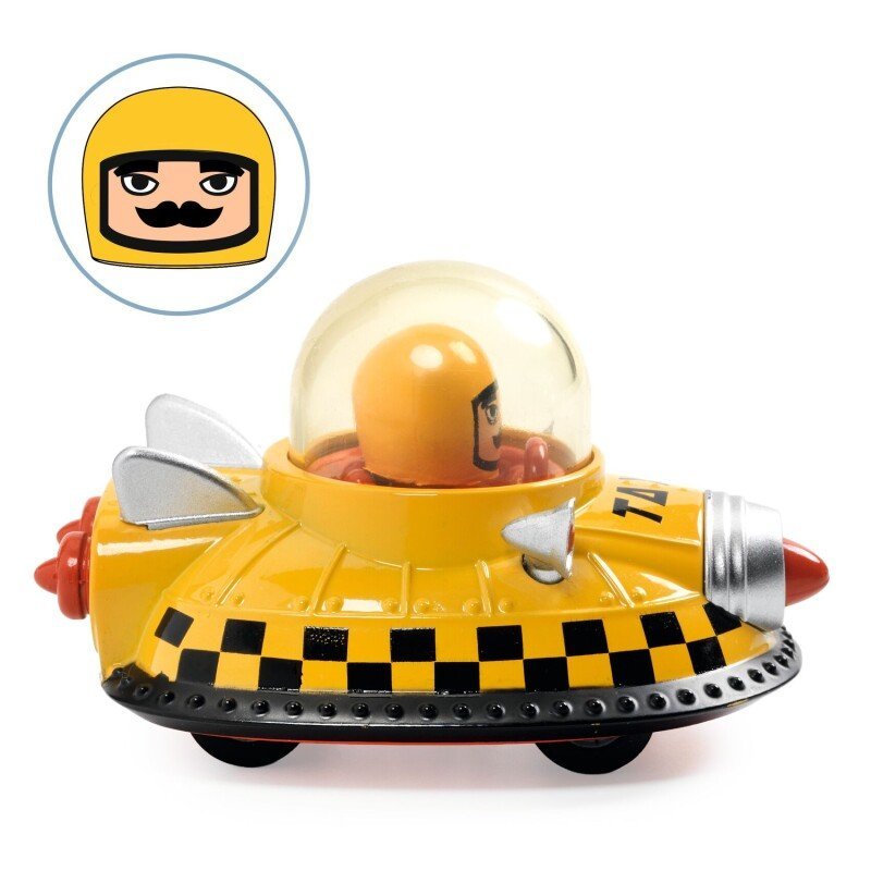 Djeco - Crazy motors - Žaislinė mašinėlė - Kosminis taksi - LE KUKU