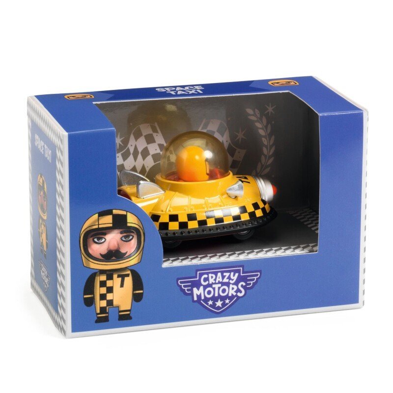 Djeco - Crazy motors - Žaislinė mašinėlė - Kosminis taksi - LE KUKU