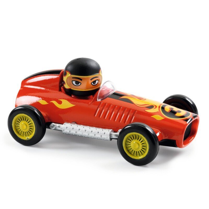 Djeco - Crazy motors - Žaislinė mašinėlė - Raudonasis Super Greitis - LE KUKU