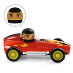 Djeco - Crazy motors - Žaislinė mašinėlė - Raudonasis Super Greitis - LE KUKU
