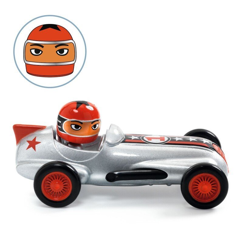 Djeco - Crazy motors - Žaislinė mašinėlė - Sidabrinis Super Greitis - LE KUKU