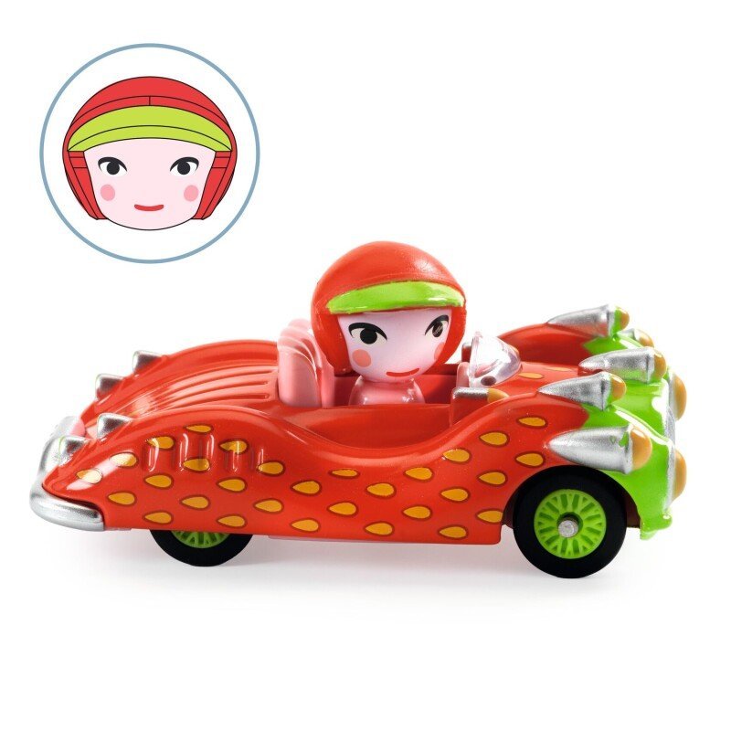 Djeco - Crazy motors - Žaislinė mašinėlė - Uogyčių dama - LE KUKU