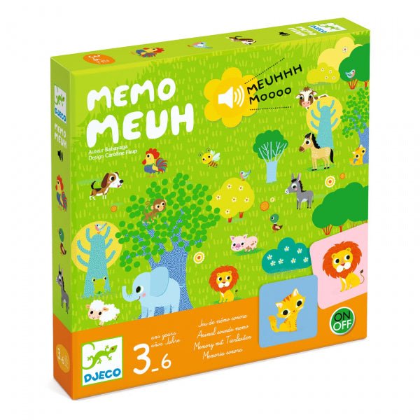 Djeco - garsų atpažinimo žaidimas - Memo Meuh (Gyvūnų balsai) - LE KUKU