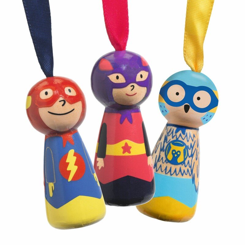 DJECO - Įgūdžių žaidimas - Parašiutininkai - Superherojai - LE KUKU