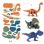 DJECO Įvairių darbelių rinkinys - Dinozaurų pasaulis - LE KUKU