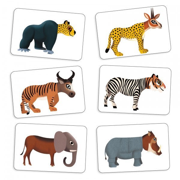 DJECO - Kortų žaidimas - Anijumble - LE KUKU