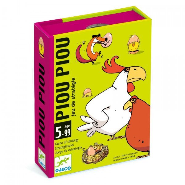 DJECO - Kortų žaidimas - Piou Piou - LE KUKU