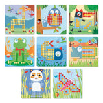 DJECO - Lavinamasis žaislas - Mozaika - Mosaico Rigolo - LE KUKU