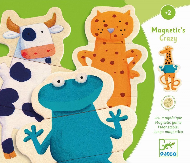 Djeco magnetinis žaidimas - Linksmi gyvūnai - LE KUKU