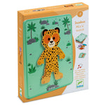 Djeco - mediniai magnetai ir metalinė dėžutė - Gyvūnai🐯 - LE KUKU
