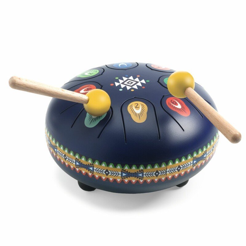 Djeco - muzikinis instrumentas - Metalinis būgnas - LE KUKU