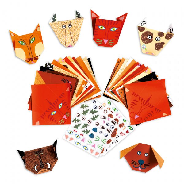 DJECO - Origami rinkinys - Gyvūnai - LE KUKU