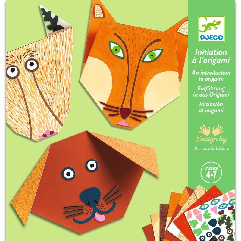 DJECO - Origami rinkinys - Gyvūnai - LE KUKU