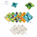 Djeco origami rinkinys - Paukščių žaidimas (Popierinis būrėjas) - LE KUKU