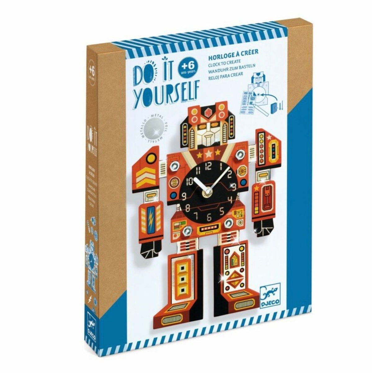 DJECO - Pasidaryk pats - Laikrodis - Robotas - LE KUKU