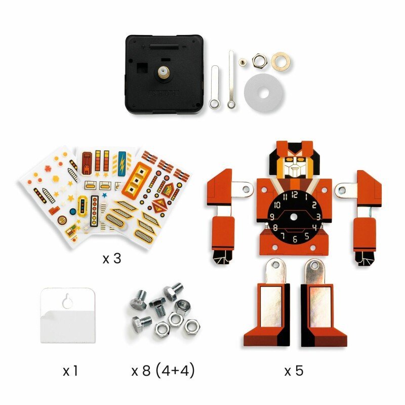 DJECO - Pasidaryk pats - Laikrodis - Robotas - LE KUKU