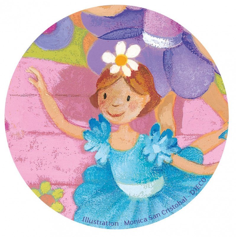 Djeco - Siluetų dėlionė - Balerina (36 detalių) - LE KUKU