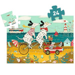DJECO - Siluetų dėlionė - Dalmatinas Ollie (24 detalių) - LE KUKU