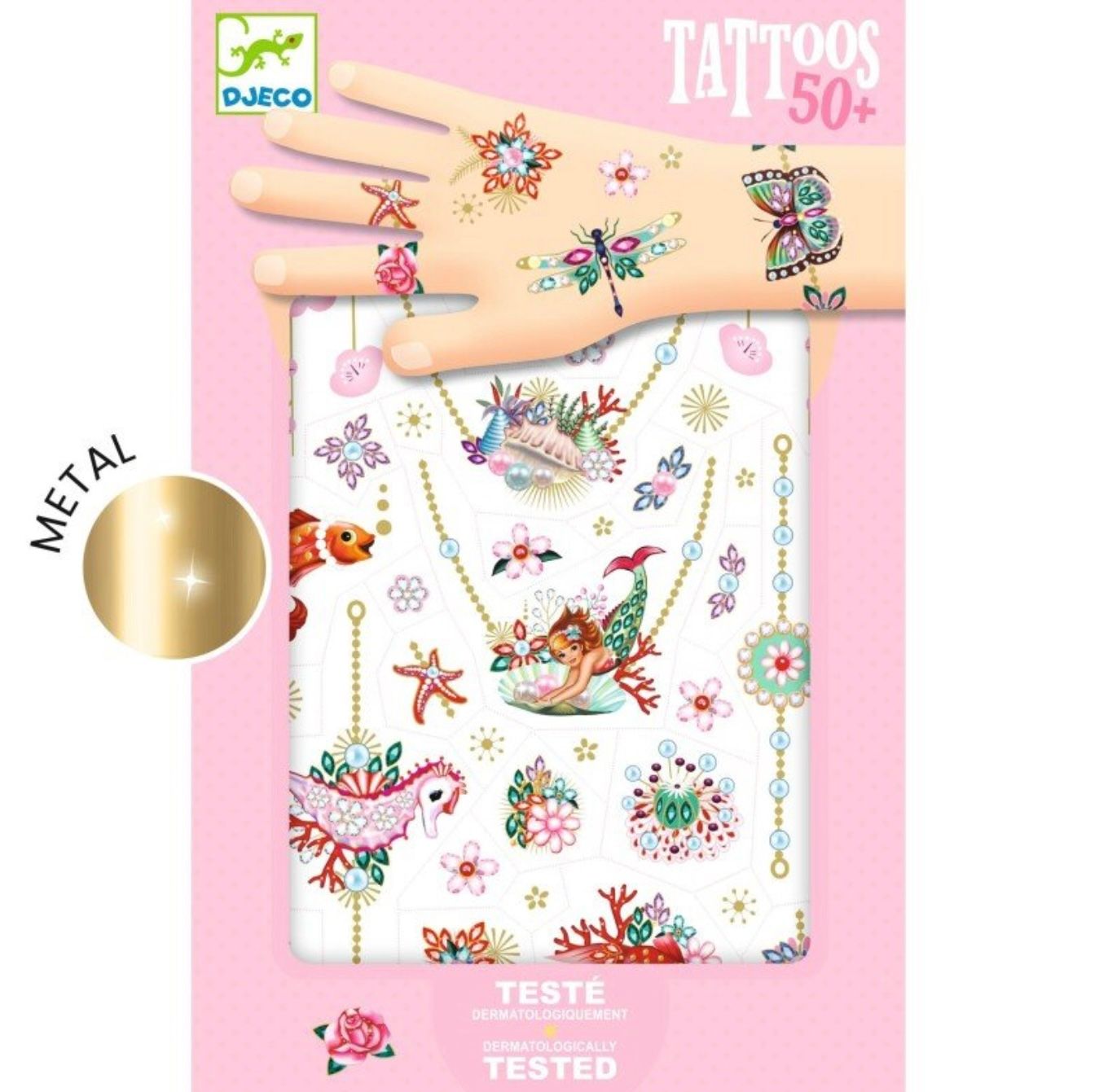 DJECO - Tatuiruotės - Fiona (50+ tatuiruočių) - LE KUKU