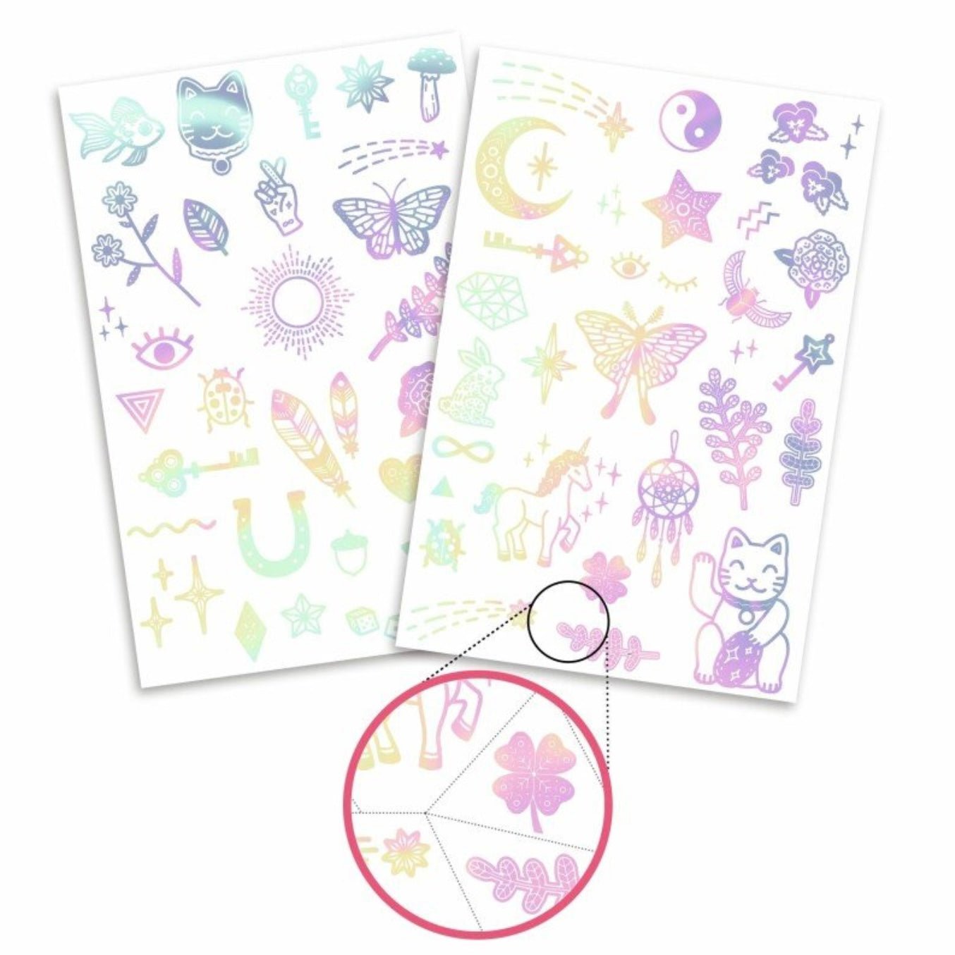 DJECO - Tatuiruotės - laimingi talismanai (50+ tatuiruočių) - LE KUKU