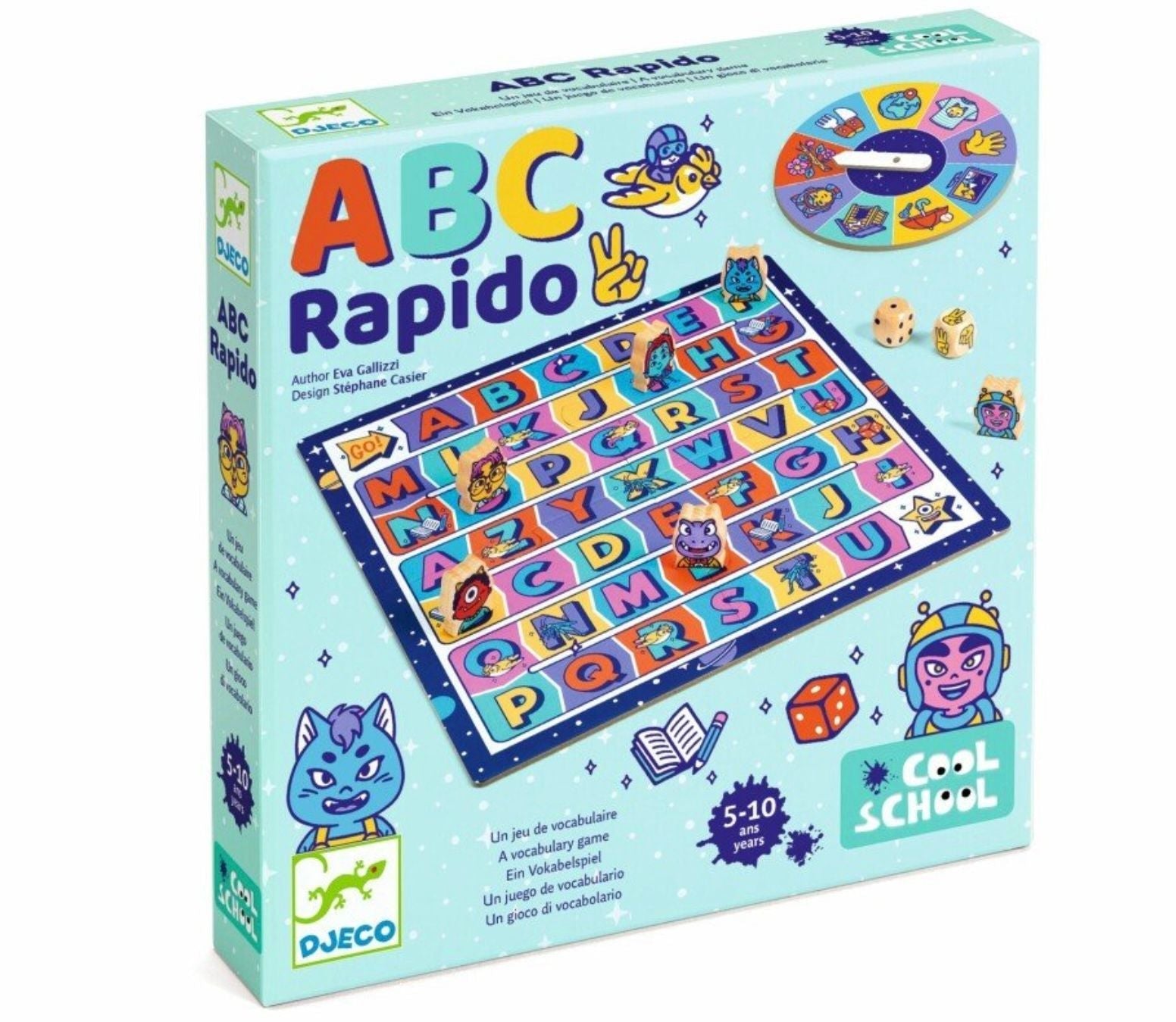 DJECO - Žaidimas - Šaunioji mokykla - ABC Rapido - LE KUKU